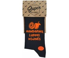 Kojinės "Mandarinų lupimo kojinės"