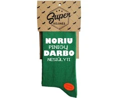 Kojinės "Noriu darbo"