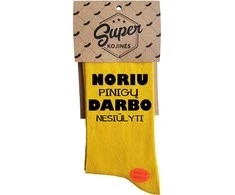 Kojinės "Noriu darbo"