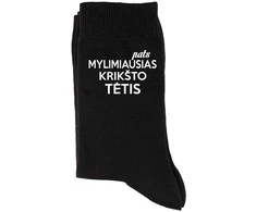 Kojinės "Pats mylimiausias krikšto tėtis"