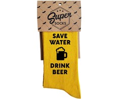 Kojinės "Save water - drink beer"