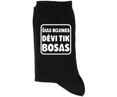 Kojinės "Šias kojines dėvi tik bosas"