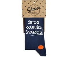 Kojinės "Šitos kojinės švarios!"