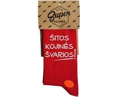 Kojinės "Šitos kojinės švarios!"