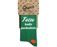 Kojinės "Tėčio žodis paskutinis"