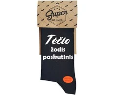 Kojinės "Tėčio žodis paskutinis"