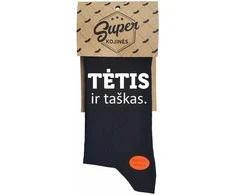 Kojinės "Tėtis ir taškas"