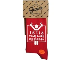 Kojinės "Tėtis - visų galų meistras"