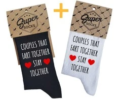 Kojinių komplektas porai "Fart together"