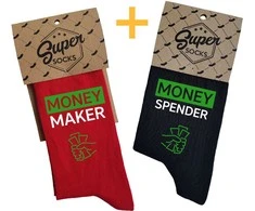 Kojinių komplektas porai "Money maker and spender"