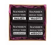Kojinių rinkinys "Bosas šiandien nori"