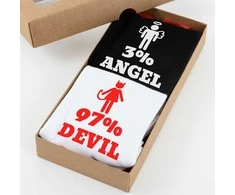 Kojinių rinkinys porai "Angel &amp; Devil"