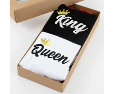 Kojinių rinkinys porai "King &amp; Queen"
