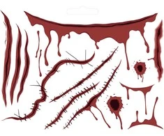 Laikinos tatuiruotės "Randai"
