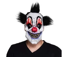 Lateksinė veido kaukė "Scary clown"