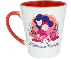 Latte puodelis "Mylimiausia mamytė"