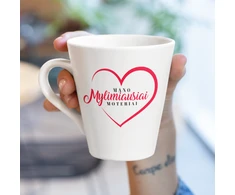 Latte puodelis "Mylimiausiai moteriai"