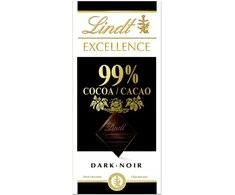 "LINDT EXCELLENCE" juodasis šokoladas (99%), 50 g