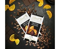 "LINDT EXCELLENCE" juodasis šokoladas su apelsinais, 100 g
