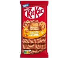 Lindt "KIT KAT" Pieninis šokoladas su sūrios karamelės įdaru, 99g