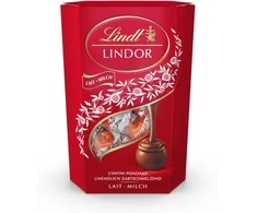 "LINDT LINDOR" pieninio šokolado rutuliukai, 200g