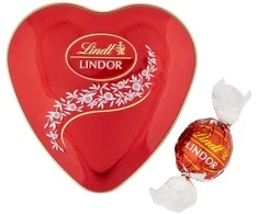 "LINDT LINDOR" širdelė, 62g