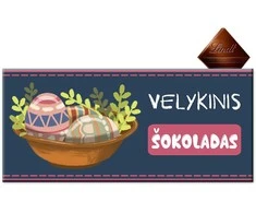 Lindt Velykinis juodasis šokoladas (85%), 100g