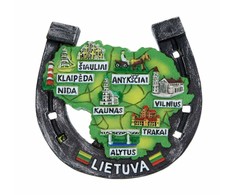 Magnetas "Pasaga su Lietuvos žemėlapiu"