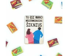 Magnetukas "Mėgstamiausias šiknius"