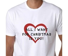 Marškinėliai "All I want for Christmas is you"