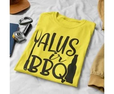 Marškinėliai "Alus ir BBQ"