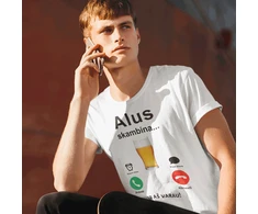 Marškinėliai "Alus skambina"
