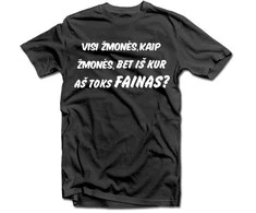 Marškinėliai "Aš - fainas"