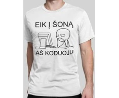 Marškinėliai "Aš koduoju"
