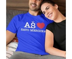 Marškinėliai "Aš myliu savo merginą"