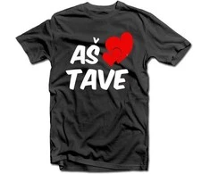 Marškinėliai "Aš myliu tave"
