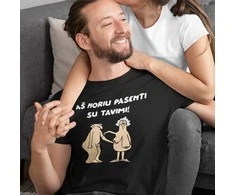 Marškinėliai "Aš noriu pasenti su tavimi"