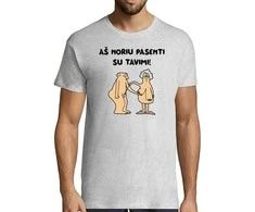 Marškinėliai "Aš noriu pasenti su tavimi"