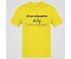 Marškinėliai "Aš pradanginu alų"