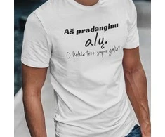 Marškinėliai "Aš pradanginu alų"