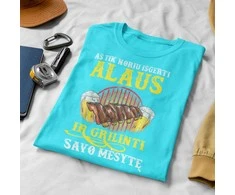 Marškinėliai "Aš tik noriu išgerti ir grilinti"