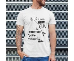 Marškinėliai "Aš tik noriu truktelti savo meškerę"