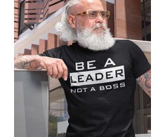 Marškinėliai "Be a leader"