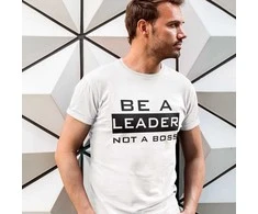 Marškinėliai "Be a leader"