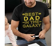Marškinėliai "Best dad in the galaxy"