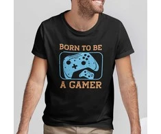 Marškinėliai "Born to be a gamer"