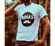 Marškinėliai "Bosas su ūsais"