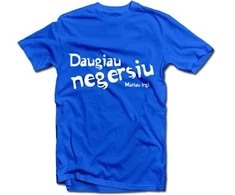 Marškinėliai "Daugiau negersiu"