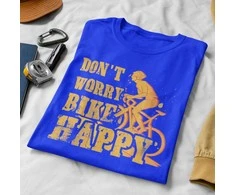 Marškinėliai "Don't worry bike happy"