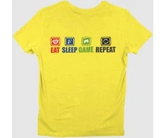Marškinėliai "Eat.Sleep.Game.Repeat."